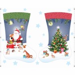 Woodland Christmas Large Stocking