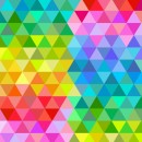 Quilt Backs Col. 104 Kaleidoscope Multi (274cm)  - Due May/June