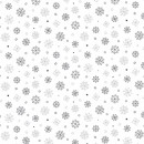White Christmas Col 106 Snowflake White/Navy/Silver - Due July/Aug