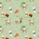 Whimsical Fields Col. 101 Mice Green - Due Jan/Feb