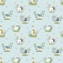 Whimsical Fields Col. 103 Geese Blue - Due Jan/Feb