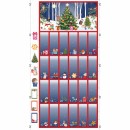 Woodland Christmas Advent Col. 101 Red/Blue (60cm) - Due May/June