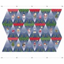 Woodland Christmas Bunting Col. 101 Blue/Multi (90cm) - Due May/June