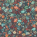 In The Forest Col. 103 Floral Navy - Due Mar/Apr