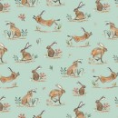 In The Forest Col. 106 Hares Aqua - Due Mar/Apr