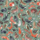 In The Forest Col. 108 Animals Teal - Due Mar/Apr