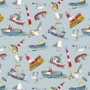 Coastal By Emma Ball Col. 102 Lighthouses Blue - Due July/Aug