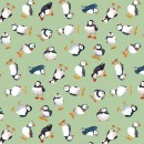 Coastal By Emma Ball Col. 104 Puffins Green - Due July/Aug