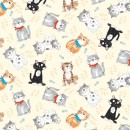 Puss & Pooch Col. 101 Cats Cream - Due Oct/Nov