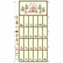 Gingerbread Advent Col. 101 Cream/Green (60cm) - Due May/June