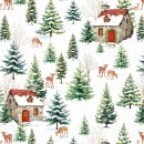 Santa's Snow Day Col. 101 Scenic White - Due May/June